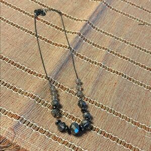 Elegant Black Beaded Necklace